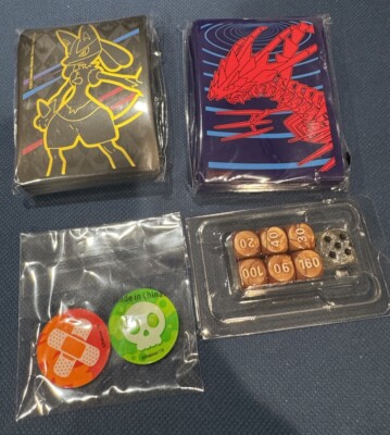 Pokemon TCG Crown Zenith & Prismatic Evolutions ETB 65 Sleeves Each Set-image