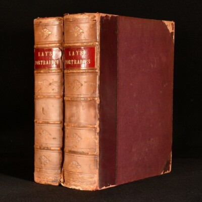 1837-38 2vols A Series of Original Portraits John Kay Caricatures Illustrated...-image