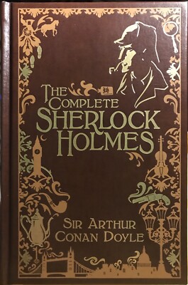 Complete Sherlock Holmes Arthur Conan Doyle Barnes & Noble Leatherbound NEW-image
