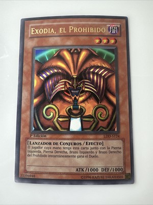 Exodia the Forbidden One Ultra SPANISH 1st LOB-124 LDD-S124 Moderate Yu-Gi-Oh!-image