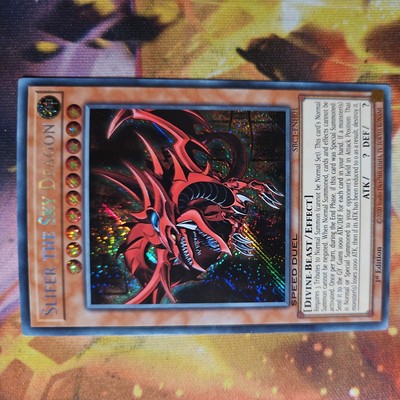 Yu-Gi-Oh! Slifer the Sky Dragon SBC1-ENH01 1st Edition Secret Rare-image