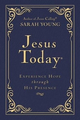 Sarah Young Jesus Today Deluxe Edition, Leathersoft, (Leather Bound) (UK IMPORT)-image