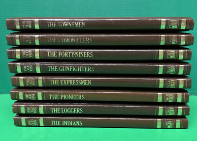 The Old West Set Of 8 TIME-LIFE Series Books The Townsmen, The Chroniclers-image