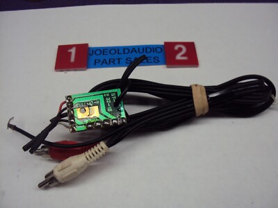 Fisher MT-420 Turntable RCA Cords/Cartridge Interface P/N ST-32-1B Parting MT420-image