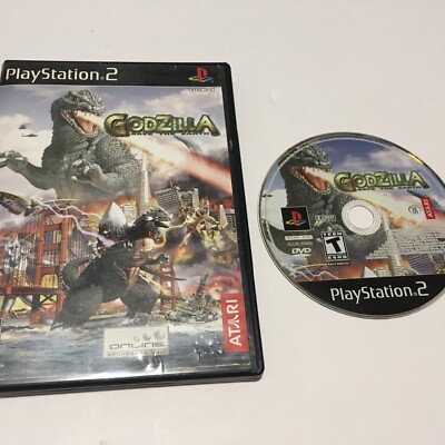 Godzilla: Save the Earth (Sony PlayStation 2) PS2 video game disc + case NO MAN-image