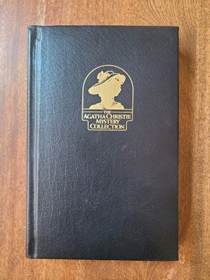 Vintage Book Agatha Christie Leatherette Hardcover Why Didnt They Ask Evans 1983-image