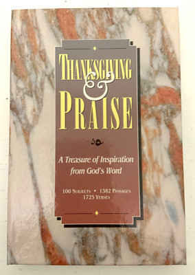 Thanksgiving and Praise-Leather Bound; Word Publ.; Pre-owned; Like New in Box-image