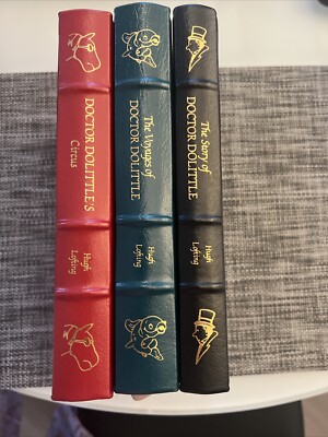 Dr. Dolittle (3 Books From The Series) Easton Press Publication-image