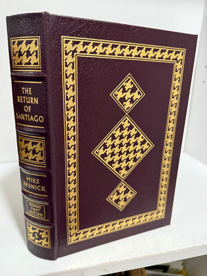 Easton Press Return of Santiago - Mike Resnick    SIGNED Sci Fi 1st Edit w/ COA-image