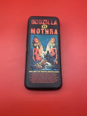 Godzilla vs Mothra Pen + Pencil Case Tin 1990 Complete-image