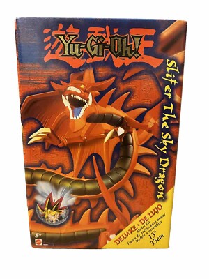 Slifer The Sky Dragon Deluxe Figure Kit Yu-Gi-Oh! 2003 Mattel Complete in Box-image
