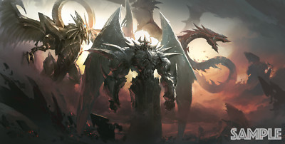 Yu-Gi-Oh Slifer the Sky Dragon Obelisk The Winged Dragon of Ra Card Game Playmat-image