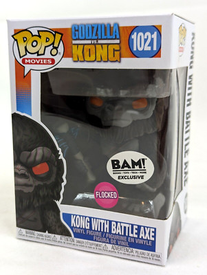 Funko Godzilla VS Kong - Kong w Battle Axe BAM Exclusive Flocked 1021 Protector-image