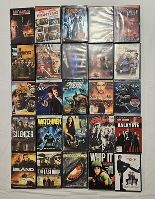 DVDS Action, Comedy, Horror, Drama, Romance, TV Show etc. Lot..-image