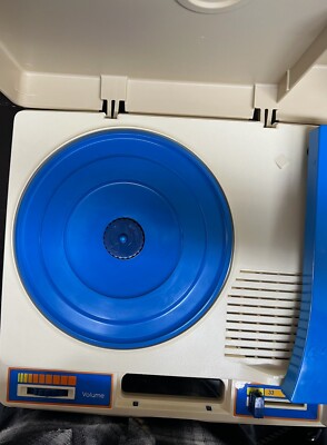 Vintage 1978 Fisher Price Childrens Portable Record Play Turntable-image