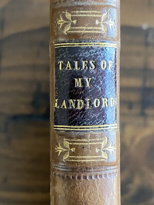 Tales My Landlord Walter Scott Jedediah Cleishbotham 1819 Leather Old Mortality-image