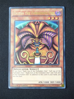 Exodia the Forbidden One YGLD Ultra Rare played - 1st ed Yugioh Card #1VK-image