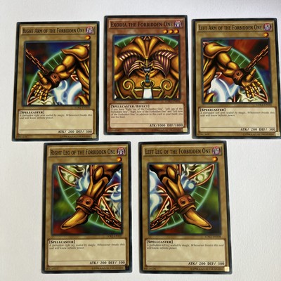 Yugioh Exodia The Fobidden One Full Set LDK2 LDK2-ENY04 Near Mint-image