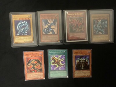 Konami Yu-gi-oh Slifer The sky dragon 2 blue eyes white, shining dragon and more-image