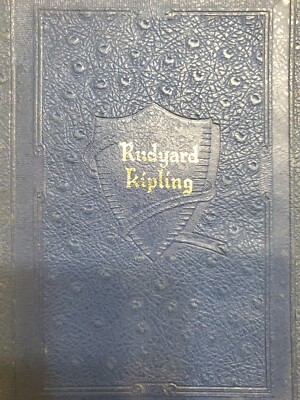 The Works Of Rudyard Kipling 1900s New York Walter J Black Blue Ornate Leather-image