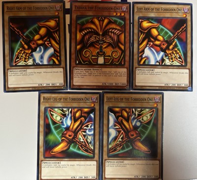 Exodia The Forbidden One LDK2 Full Set Lot Of 5-image