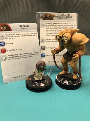 Heroclix Exodia The Forbidden One 100 + Kuriboh 003 - Yu-Gi-Oh - Series 3 Promo-image