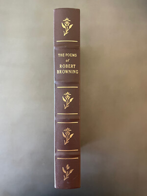 EASTON PRESS LEATHER EDITION, THE POEMS OF ROBERT BROWNING-image