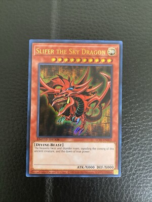 Yugioh x1 Slifer the Sky Dragon LC01-EN002 Ultra Rare Limited Ed (Near Mint!)-image