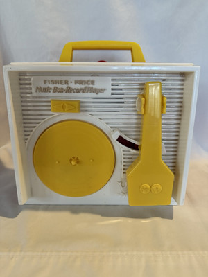 Fisher- Price Music Box Record Player 2010 Working With 5 Records 10 Songs-image