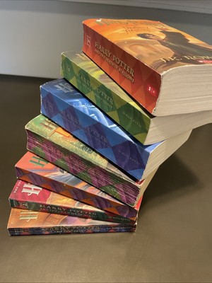 Harry Potter Book Set 1-7 JK Rowling (No Box) Paperback (Mixed Set)-image