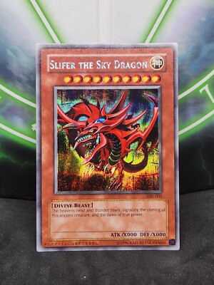 Yugioh Slifer the Sky Dragon GBI-001 Secret Rare NM/Mint-image