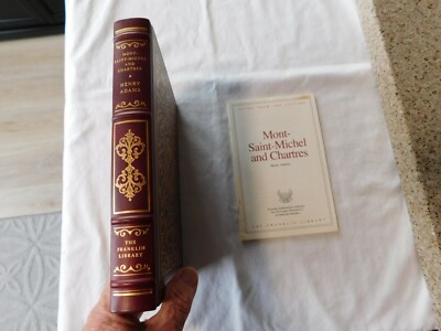 Mont Saint Michel and Chartres, Henry Adams, 1978, Franklin Library, Leather -image