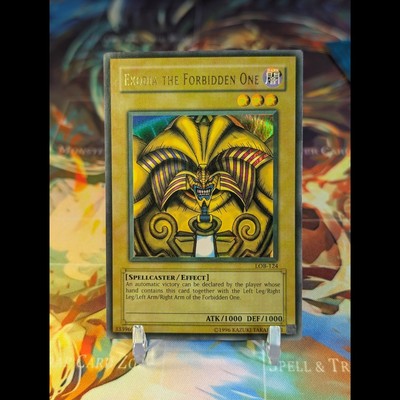 Yugioh FADED WAVY Exodia the Forbidden One LOB-124 Blue Eyes White Dragon-Unl LP-image