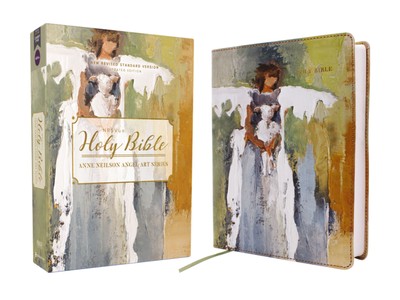 NRSVue Holy Bible: Anne Neilson Angel Art Series  Multi-Green-image