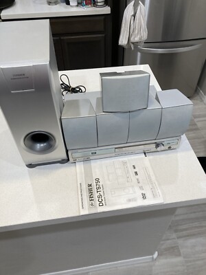 Fisher home stereo system DCS-TS750, Subwoofer With 5 Speakers, 🔥🔥🔥-image
