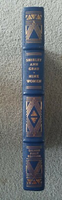 1986 Franklin Library Leather Book Nine Women by Shirley Grau SIGNED 1ST EDITION-image