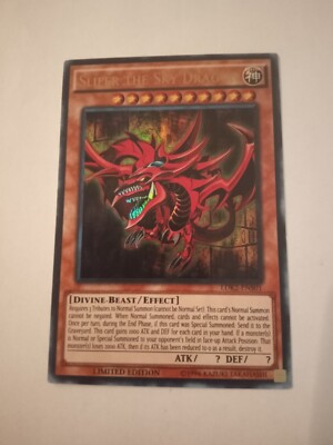 YuGiOh Slifer the Sky Dragon LDK2-ENS01 Limited Edition Ultra Rare LP Holo Foil-image