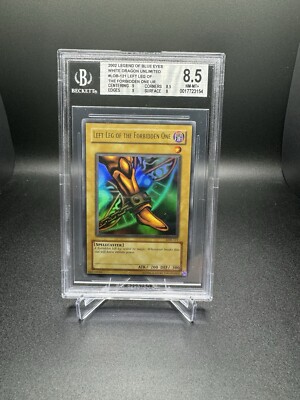BGS 8.5 Left Leg of the Forbidden One LOB-121 Ultra Rare Exodia Piece Subgrades-image