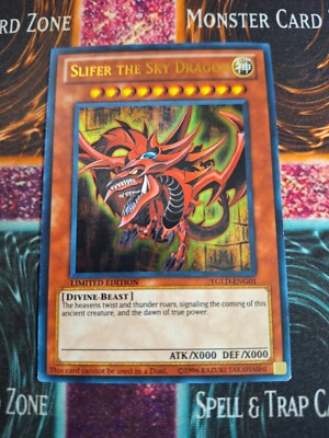 Yu-Gi-Oh! Slifer the Sky Dragon YGLD-ENG01 Limited Ultra Rare NM/LP-image