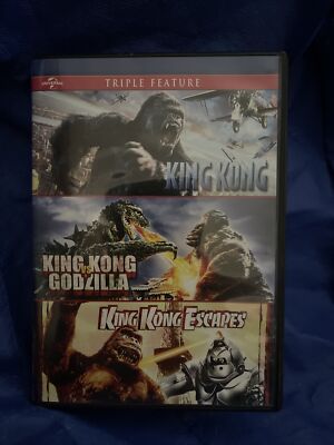 Universal Monster movie Kong vs Godzilla, King Kong Escapes 3 cult films DVD-image