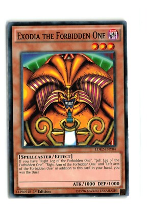 Yu-Gi-Oh! Exodia the Forbidden One LDK2-ENY04 1st Edition - LP-NM-image