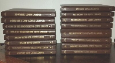 Louis L'Amour Leatherette Books - Like New - Choose your title in the drop menu-image