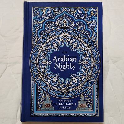 The Arabian Nights Sir Richard Burton Hardcover Leatherbound Barnes & Noble 2009-image