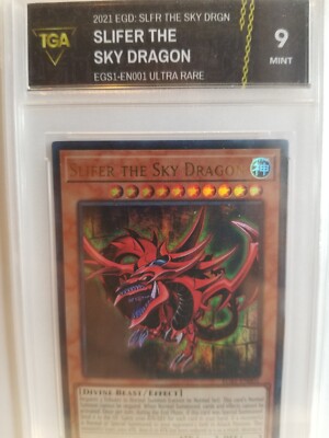 YuGiOh - Slifer the Sky Dragon (EGS1-EN001) - ULTRA RARE/GRADED!-image