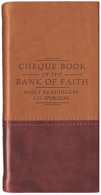 Cheque Book of the Bank of Faith (Tan/Burgundy) (Christian Heritage Series)-image