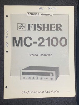 Fisher MC-2100 Service Manual Stereo Receiver Original-image