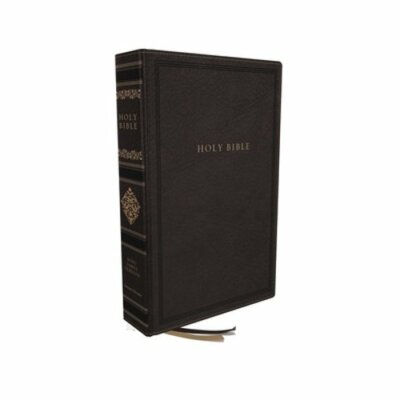 KJV, Personal Size Reference Bible, Sovereign Collection, Leathersoft, Black,-image