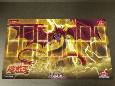 WVICM Duel Playmat Slifer the Sky Dragon TCG CCG Trading Card Game Mat Pad Bag-image