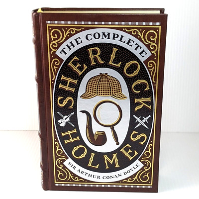 The Complete Sherlock Holmes Doyle 2015 Barnes & Noble Hardcover Leather Bound-image