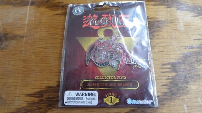 Slifer The Sky Dragon Enamel Pin Yugioh Collector Pins Series 1 NOS Sealed-image